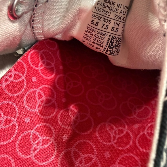 Converse Black and White Hello Kitty Sneakers - Picture 7 of 7